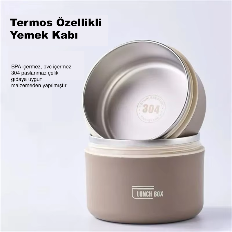 Termos Özellikli Yemek Kabı